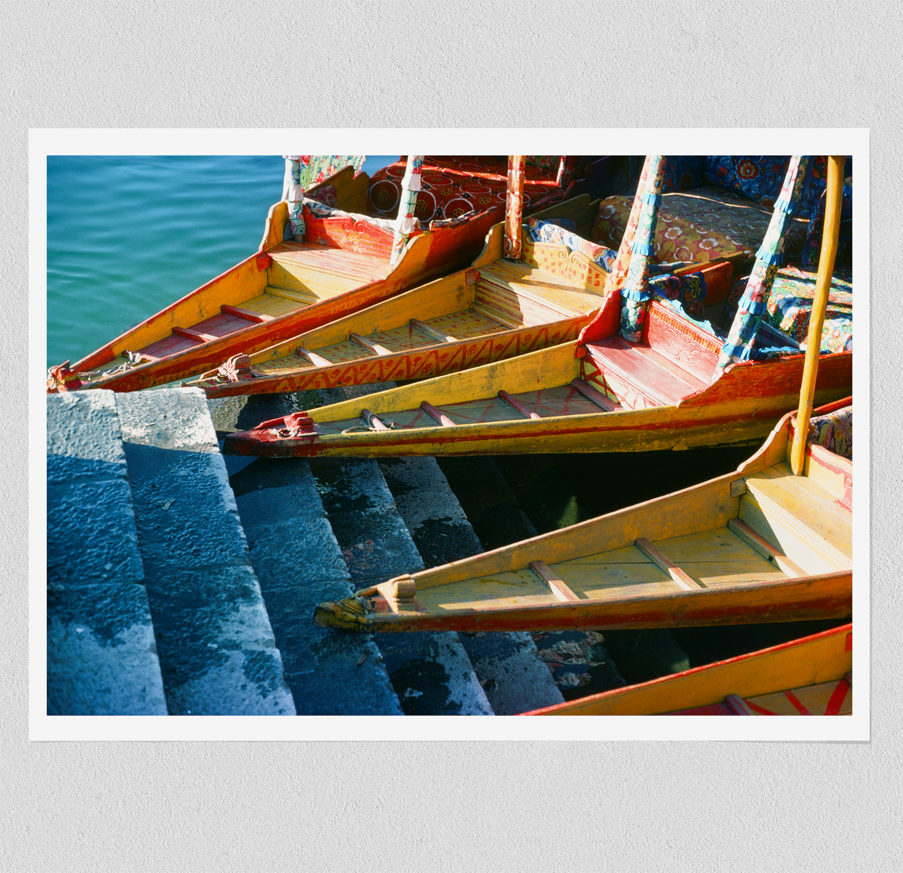 Shikara River Boats - India (1972)