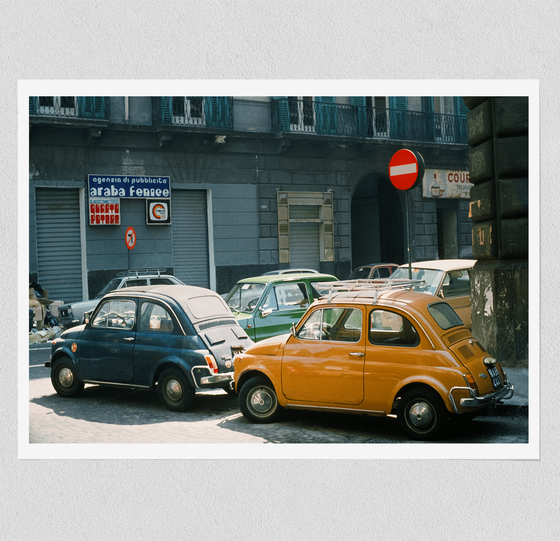 Fiat 500s - Italy 1978 Photograph