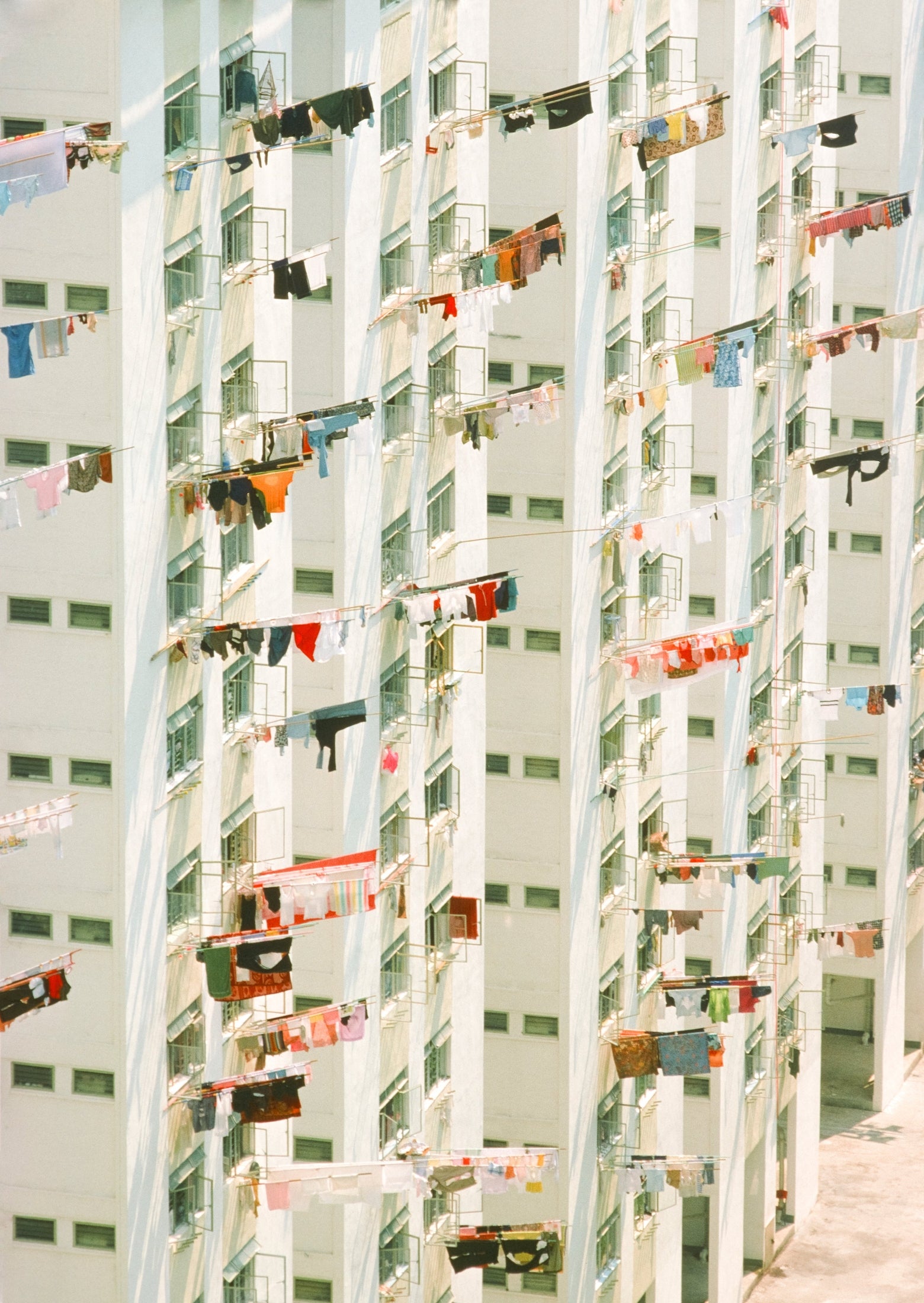Hung Out to Dry - Singapore 1985 Photograph