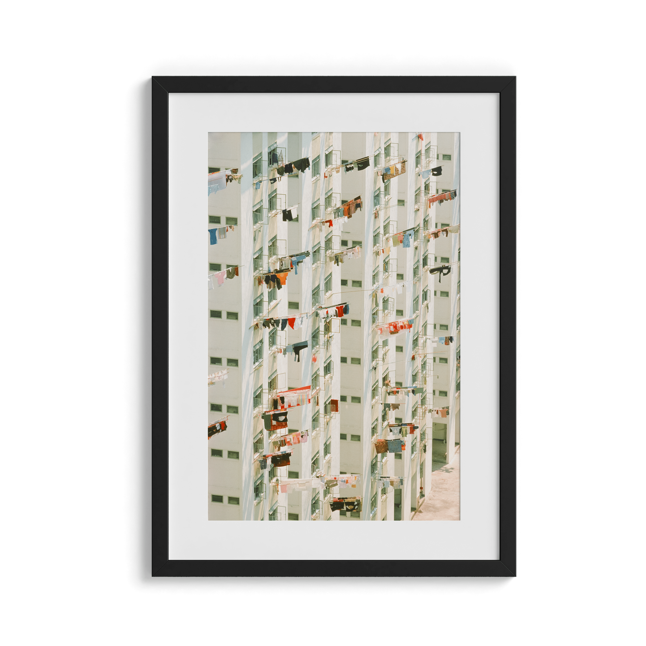 Hung Out to Dry - Singapore 1985 Photograph