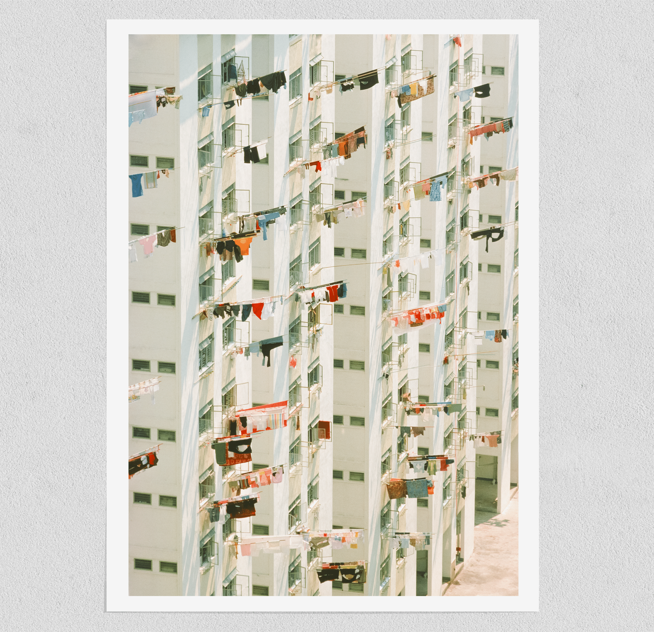 Hung Out to Dry - Singapore 1985 Photograph