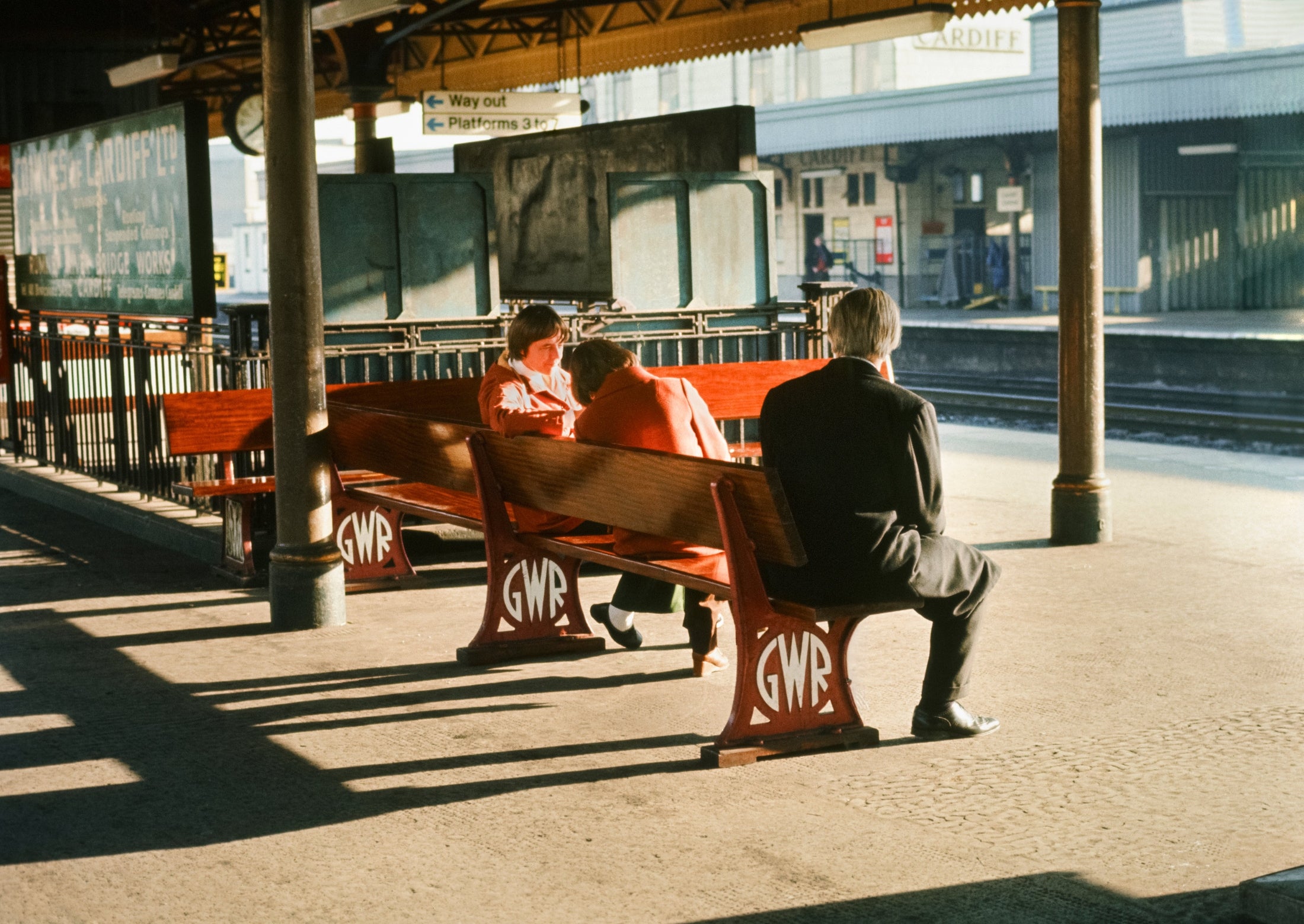 Waiting for the Train - England 1973 Photograph
