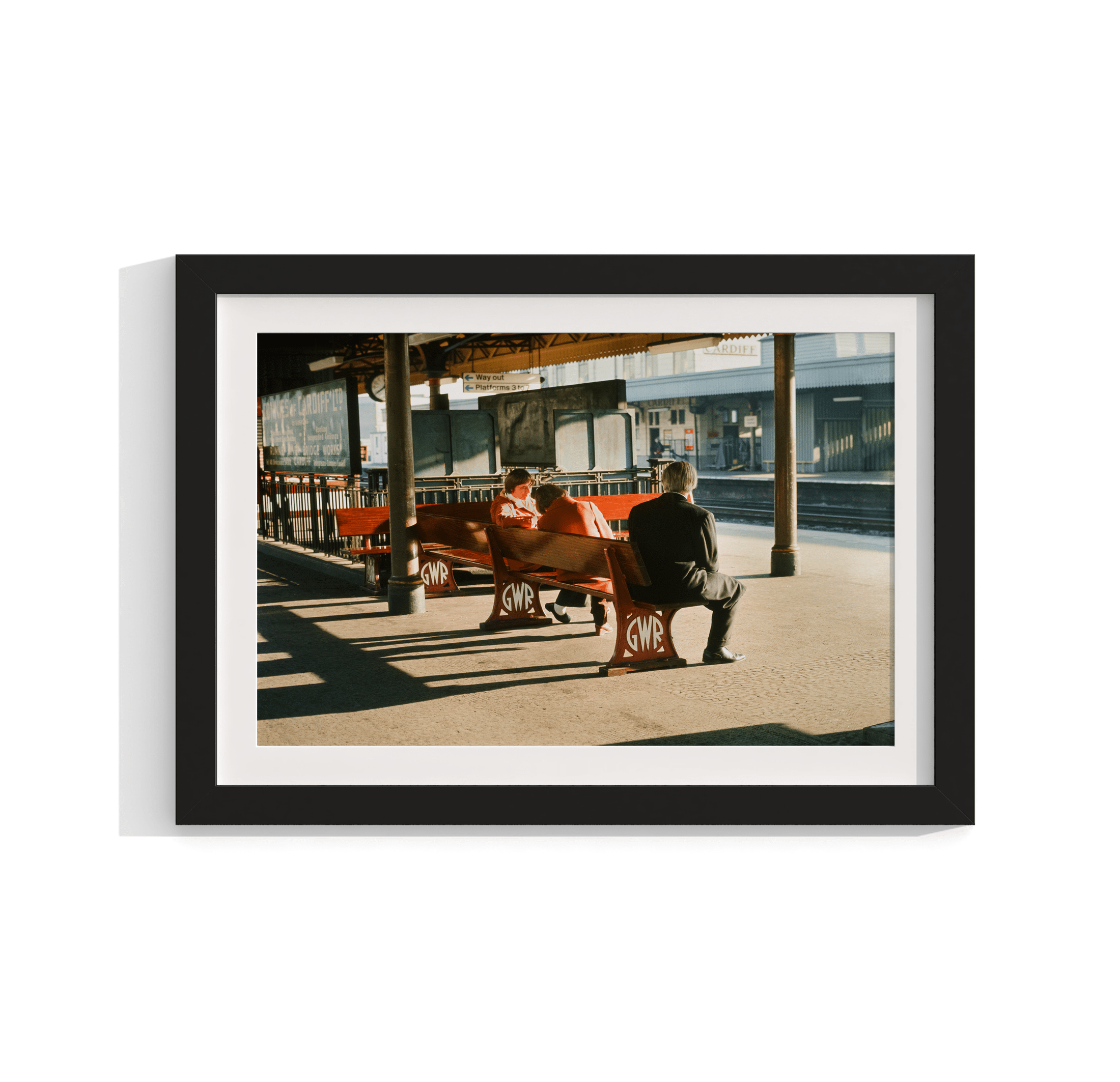 Waiting for the Train - England 1973 Photograph