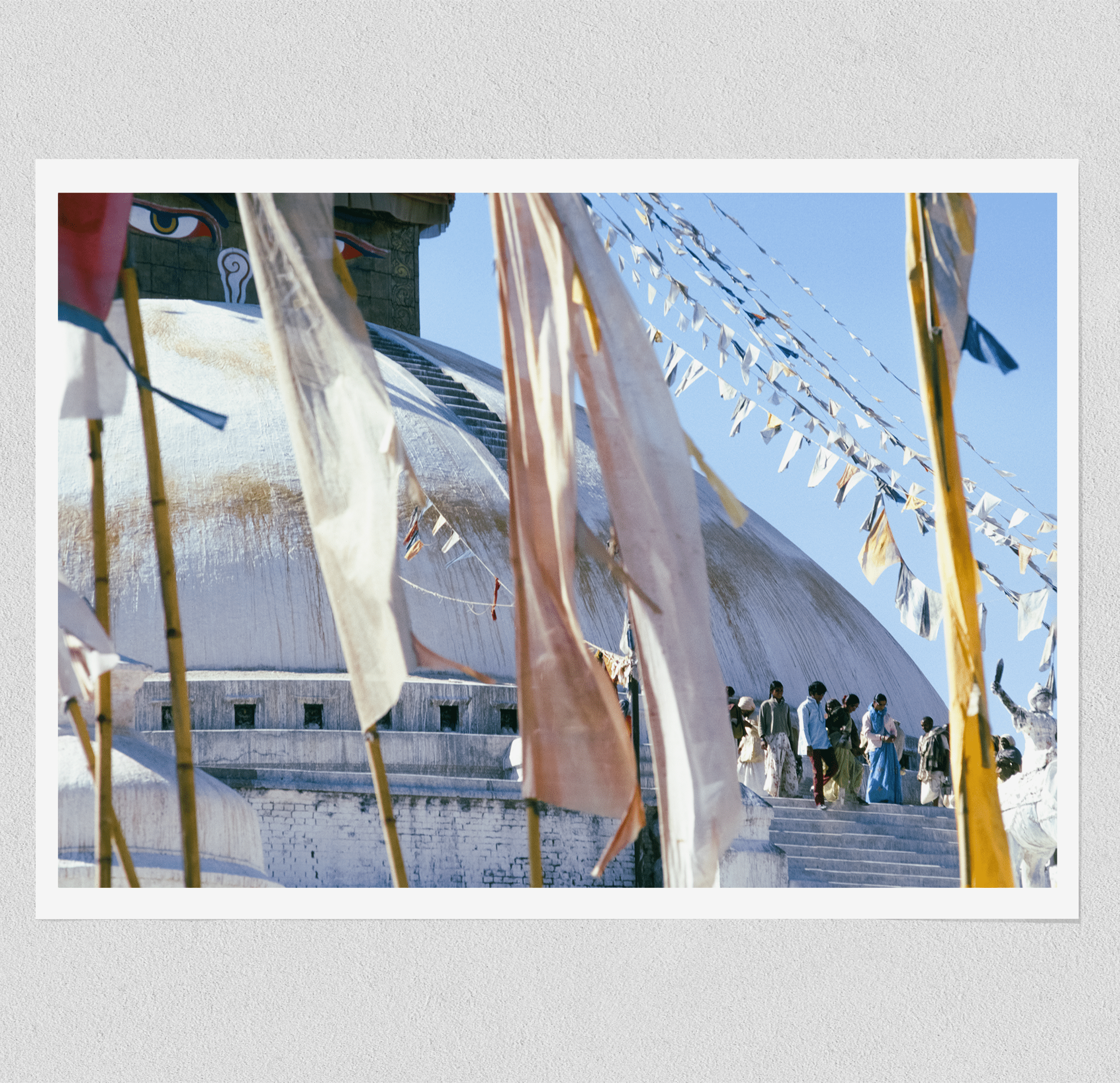 Wisdom Eyes - Nepal 1972 Photograph