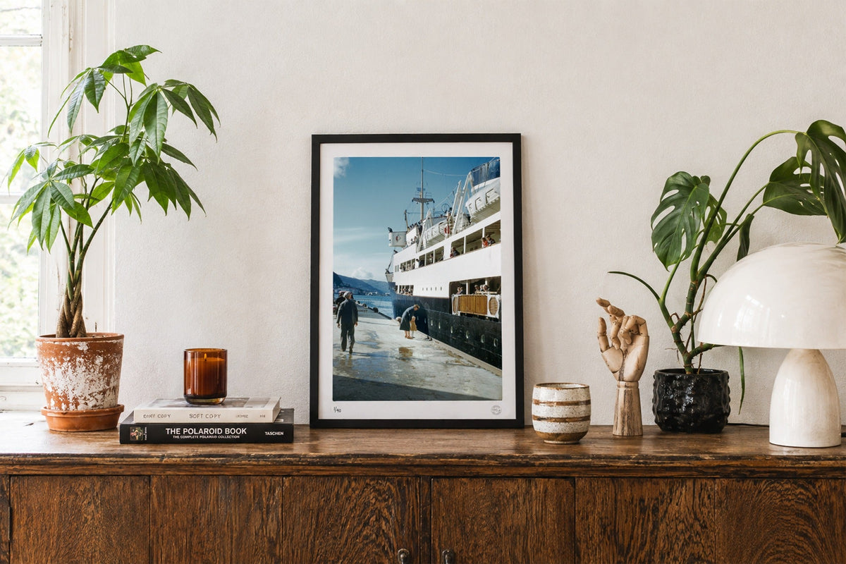 A Goodbye (1959) - Sweden — A4 (21×30cm, 8×12") Black Frame